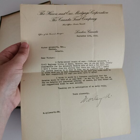 1887 Arthur Aylsworth Descendants in America Book CONDITION Genealogy Family - Picture 4 of 11